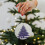 Purple Ceramic Christmas Tree Ornament 5