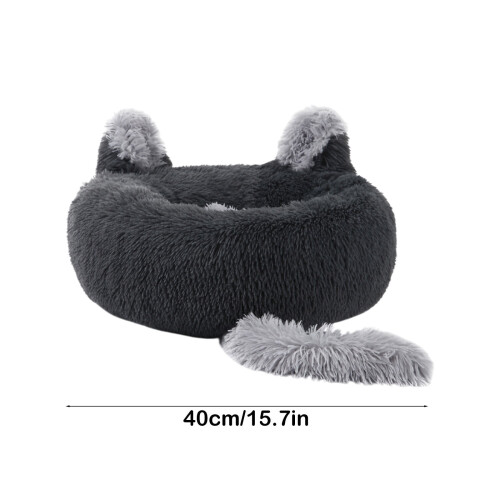 Donut Dog Bed Washable Cotton Small Pet Bed 2