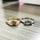 Sun and Moon Ring Set Gold Silver Size 6 to 11 4