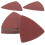 Sanding Pad Flocking Polishing Brown for Electric Grinder 4
