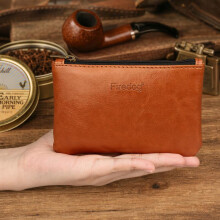(black, 140mmx95mmx10mm) PU Leather Tobacco Pouch for Outdoor Travel Moisture Retention, Portable Pipe Tobacco Bag