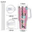Pink Nutcracker Tumbler with Lid and Straw 2