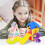 Mini Slide Toy Model Plastic 2 Pieces Pink 8