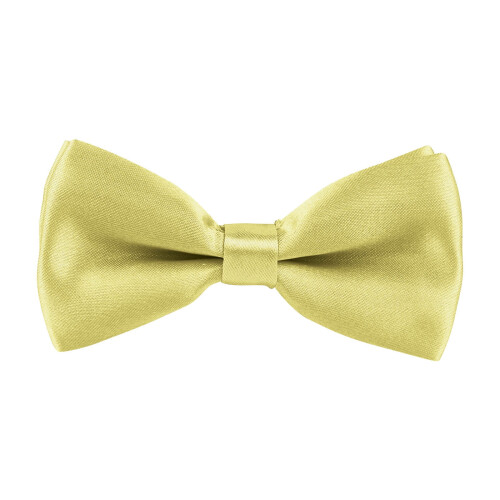 Solid Color Adjustable Bow Tie for Kids Yellow 2