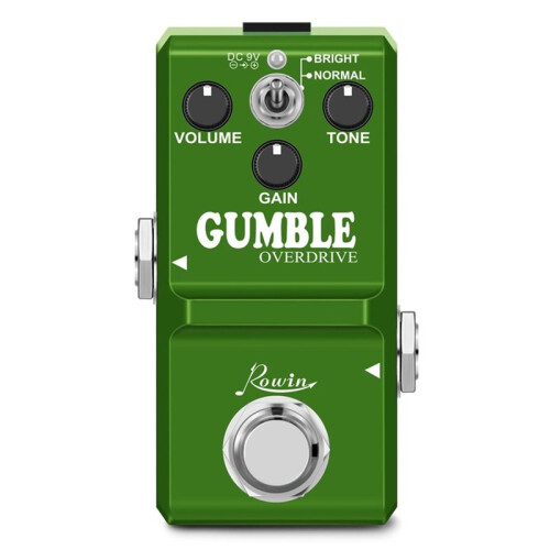 ROWIN LN315 Gumble Overdrive Gitarr Effekt Pedal för  Overdrive Pedal för  Single-Block True Bypass för Elgitarr Bas 1