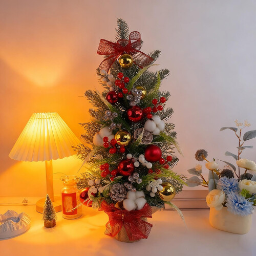 Mini Snow Frosted Christmas Tree 24In 1