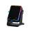 Induction Speaker Phone Stand with  Speaker RGB Colorful Light Adjustable Holder Black 1
