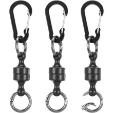 3pcs Quick Release Keyring, Detachable Magnetic Keychain Magnetic Quick Release Keychain Fly Fishing for Travel Outdoors