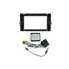 9" 2 Din Car Radio Frame Dashboard Fitting Panel for MQB VI MK7 T6 Bora Dvd Gps Mp5 Android Multimedia