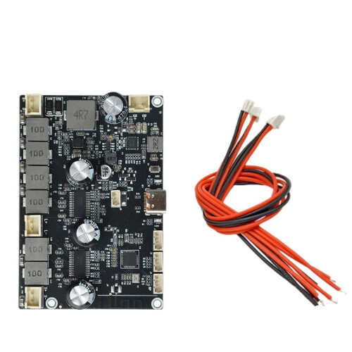 2.1  Power Amplifier Board 2 X 22W + 43W 3-Channel Integrated Charging Boost Circuit APP-Adjustable with