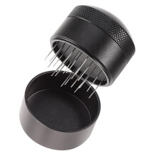 Espresso Coffee Stirrer Needle Distributor Tool Accessory with Storage Base for Home Coffee Maker Coffee Distributor