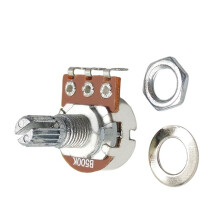15mm Shaft Full-Size/ Guitar Potentiometer for Electric Guitar & Bass,B500K/B250K Volume Tone Pot A