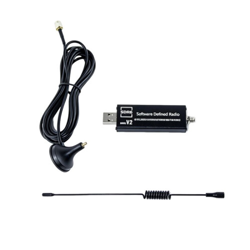 RTL-SDR6 V2 Software-Defined Radio Empfänger mit Antenne RTL2832U SDR Empfänger