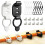 10 Sets Adjustable Cable Management Clips, Self Adhesive Cord Organizer with Elastic Loop, Reusable Cable Holder 1