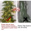 Artificial Norfolk Pine Garland Warm White LED 6FT 3