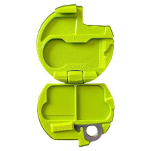 3D Printed SIM & TF Card Holder, Portable Memory Card Storage Case,Shockproof Holder Green