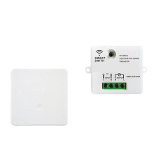 RF Wireless Light Without Neutral 433Mhz Wireless Remote Control Kit AC110-250V for Light Lamp White