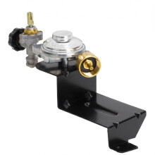 80477 Grill Valve Regulator Replacement Kit with Bracket, Fit for Q100 Q120 Series Barbecue Grill Accessories