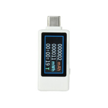 Type-C Tester DC4-30V TFT Digital Voltmeter Ammeter Power Capacity Meter Bidirectional Current Measurement