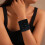 Elastic Hair Ties Cotton Ponytail Holders 10PCS Black 4