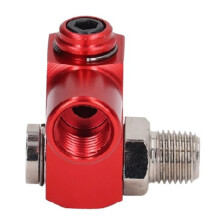 360 Rotating Air Hose Connector 1/4 Inch NPT Industrial Pneumatic Fitting 150PSI Corrosions Resistants for Sander Tool