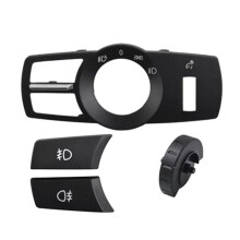 Kit de 4 Piezas de Interruptor de Faros + Cubierta de Recorte de Luz de Niebla para  X3 F25 X4 F26 F10 F11 F18 F07 F01 F04 09-18 61316803965