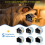Digital Alarming Clock, Bedroom Clock with Date and Week Indicator, Double Alarm, Dimmer and Ambient Light 4