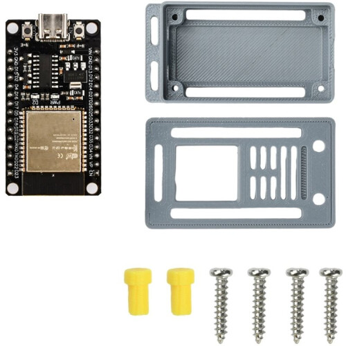ESP-32 Development Board Wi-Fi +  2-in-1 Development Board, Dual-Core CPU, Low Power, CH340C Type-C, with Case