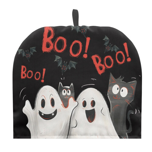 Spooky Ghost Tea Cozy Insulating Kettle Cover with Hanging