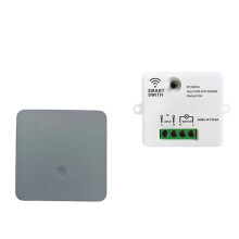 RF Wireless Light Without Neutral 433Mhz Wireless Remote Control Kit AC110-250V for Light Lamp Gray