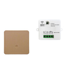 RF Wireless Light Without Neutral 433Mhz Wireless Remote Control Kit AC110-250V for Light Lamp Gold