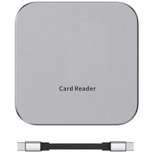 Magnetic 4-in-1 Card Reader OTG/CF//TF Cards USB Memory Card Reader Portable High-Speed Adapter for Camera C to C