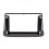 Painel Frontal de 9 Polegadas para Rádio Estéreo para Android de Carro 2DIN, Peças para  StepWGN RG1 2005-2008 1