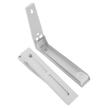 Foldable Microwave Oven Rack Kitchen Wall Mounted Extendable Microwave Oven Storage Rack Bracket (with Screws)