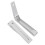 Foldable Microwave Oven Rack Kitchen Wall Mounted Extendable Microwave Oven Storage Rack Bracket (with Screws) 2