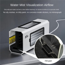 Desktop Wind Tunnel Model Wind Tunnel Simulator, Display Dynamic Airf Water Mist Compatible 1:64 1:43 Scale Car Model