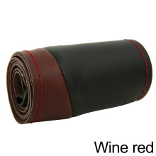 Microfiber Leather Steering Wheel Cover 15 Inch