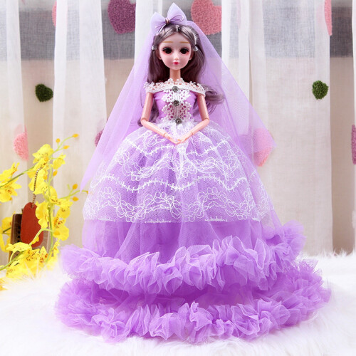 Wedding Doll Bride Figure Flexible Poseable 17.7 Inch