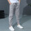 Boys Linen Pants Gray 2 Pack 7-8 Years 8