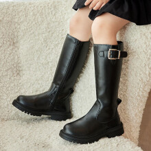 Children's High-Waisted Side-Zip Boots