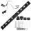 Wall TV Bracket Aluminum Alloy No-Drill Mount 1 Set 7