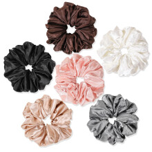 Cotton Scrunchies for Women and Girls Thick Curl Hair