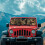 Windshield Sun Shade for Jeep JK JL JT Camo Foldable 2