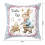 Easter Bunny Spring Pillow Cover Square 18x18 Inch 6