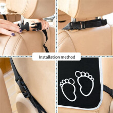 Car Kick Mat, Baby Kids Anti-Kick Mat Pad, Car Protector, Back Cover for Child Waterproof Protection