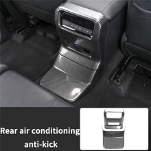 High Quality Rear Anti-Kick Pad Air Conditioning Anti-Kick Plate Cover for Prado LC250 2024 Modification Parts