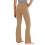 Girls Stretch High Waist Leggings Solid Flared Seamless 4