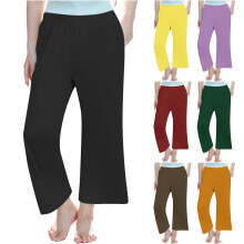FFENYAN Girls Yoga Pants Soft Wide-Leg High-Waist Leggings