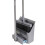 3-in-1 broom and dustpan set gray long handle 1