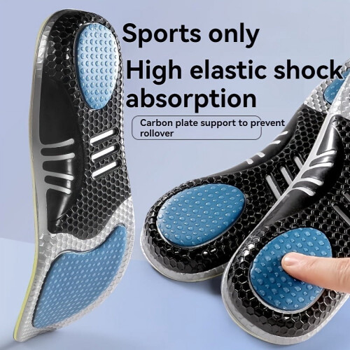 Silicone Sports Insoles Shock-Absorbing Arch Support 1